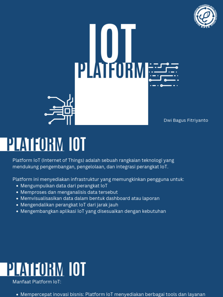 Memahami Platform IoT dan Manfaatnya | PDF