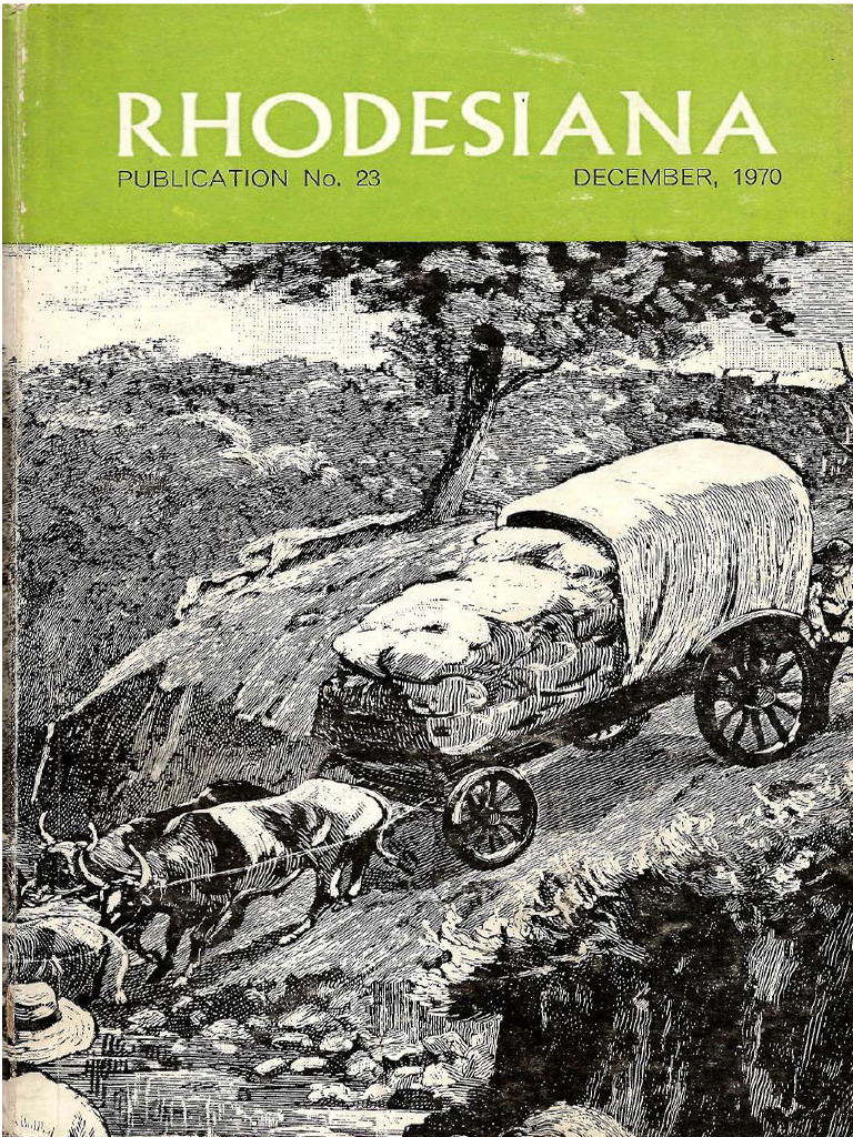 Rhodesiana - Volume23 | PDF | History | Classics