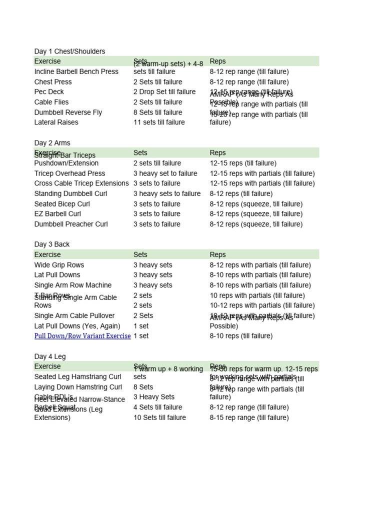 Sam-Sulek-Workout-PDF | PDF | Management Of Obesity | Weight
