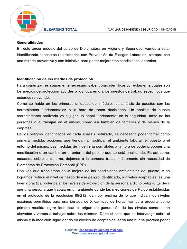 EPP y Prevención de Riesgos Laborales | PDF | Residuos | Factores ...