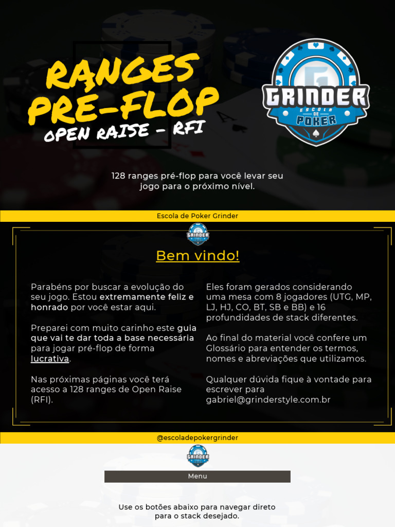 128 Ranges de Open Raise no Poker | PDF