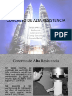 Concreto de Alta Resist en CIA