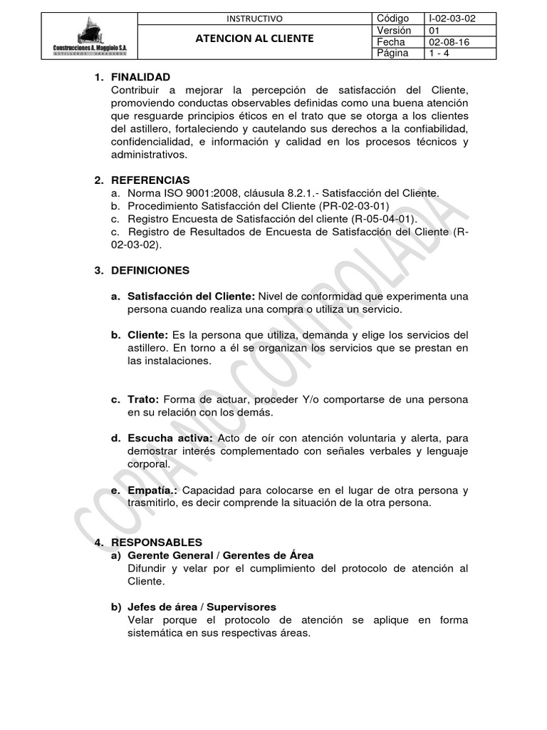 10 Estrategias de Atención al Cliente | PDF | La satisfacción del ...