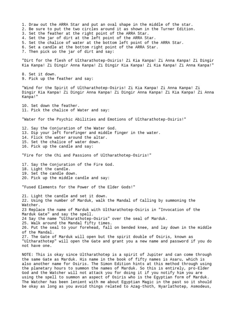 Ye Rite of Ultharathotep - James Campbell | Download Free PDF ...