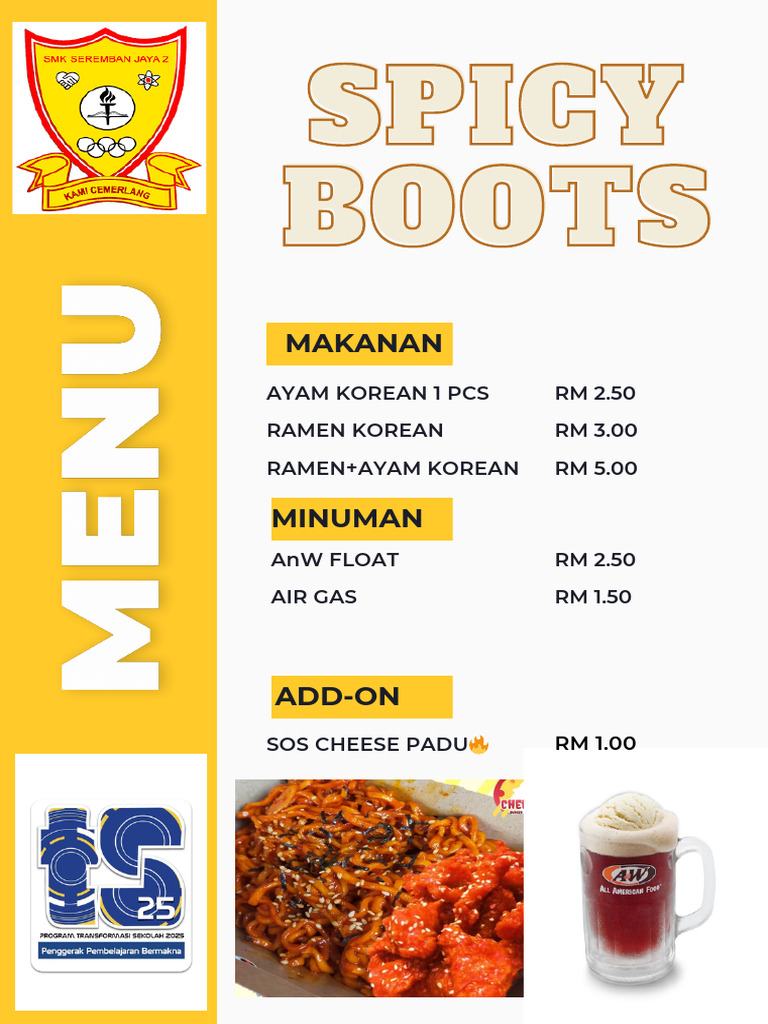 Yellow Restaurant Menu | PDF