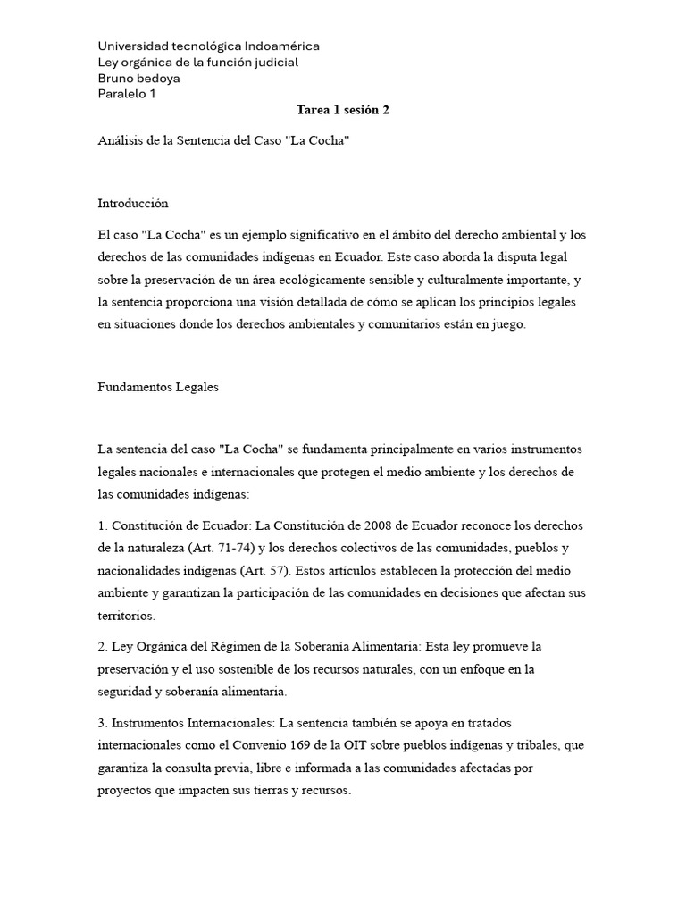 Tarea 1 sesi n 1 ley organica de la funcion judicial pdf
