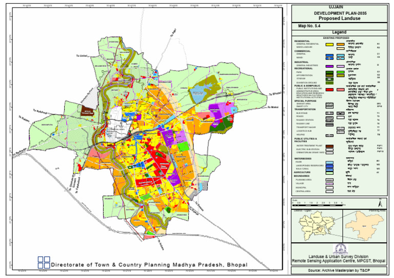 Ujjain Master Plan 2035 Overview | PDF