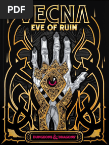 DND 5E Dungeons & Dragons - Vecna - Eve of Ruin - Scan