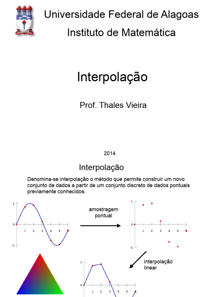 Interpolação 1 | PDF | Interpolação | Análise numérica