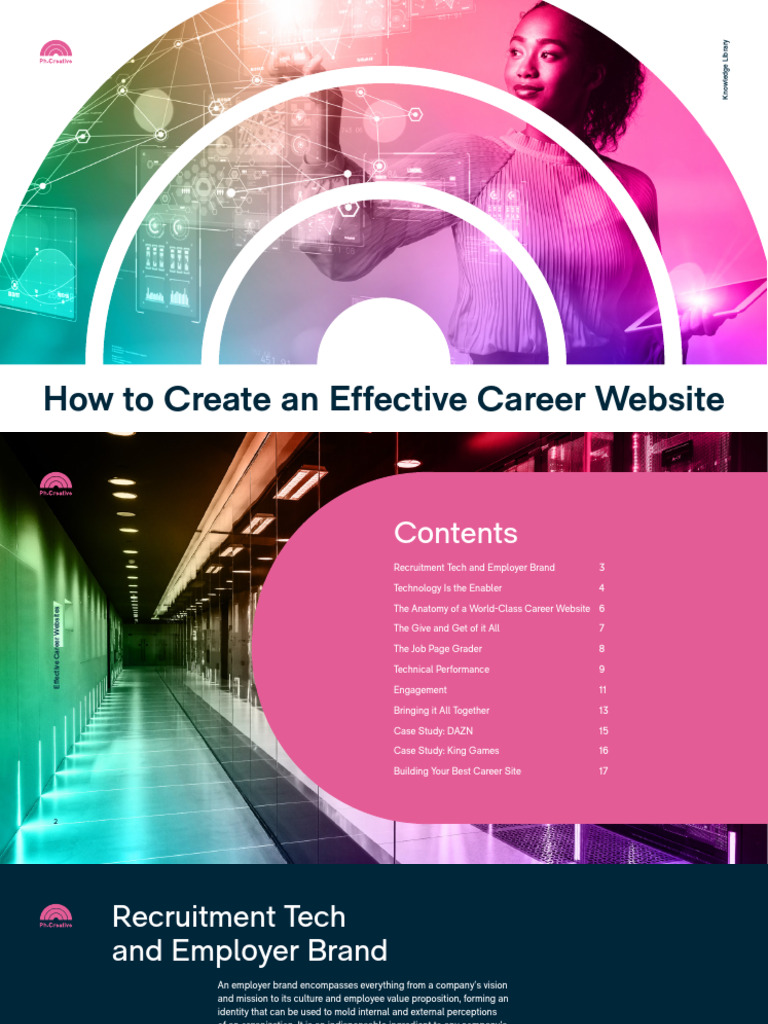 Build an Effective Career Website | PDF | Recruitment | Brand