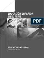 Educacion Superior en El Peru