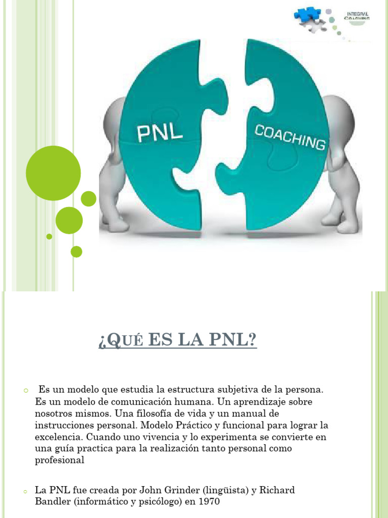Presentación Coaching y PNL 2 | PDF | Las emociones | Comunicación