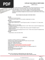 KBE Linear Flow Bar Diffuser Overview | PDF