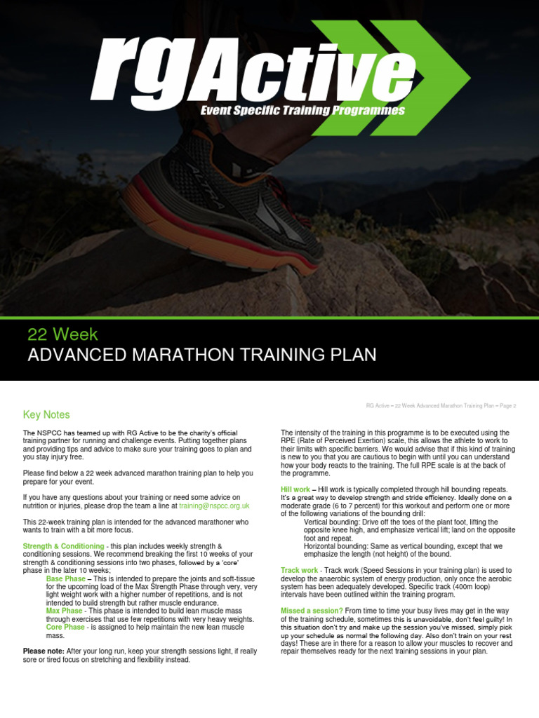 MARATHON TRAINING PLAN FOR BEGINNERS PDF FREE intelligence overview