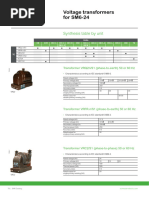 Schneider 24kV Voltage Transformers Guide | PDF | Transformer | Power ...