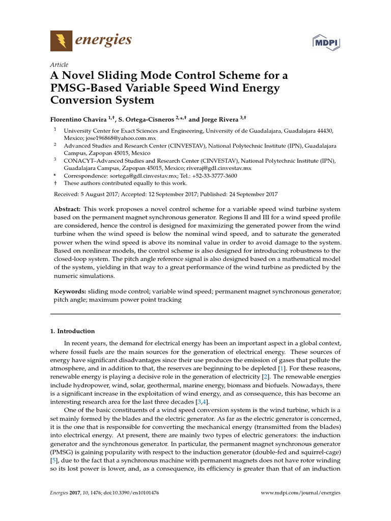 2017 A Novel Sliding Mode Control Scheme For A PMSG-Based Variable ...