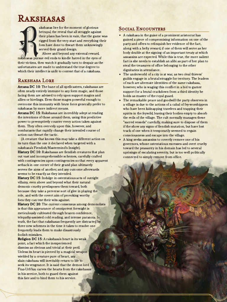 Rakshasas | PDF