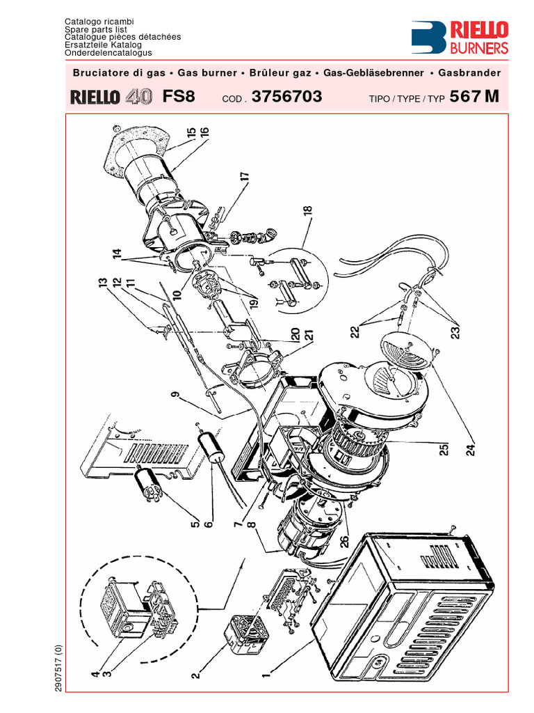 Vista Explodida Fs8 525 | PDF