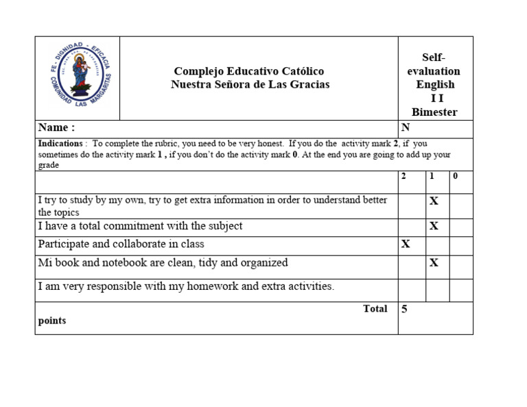 Self Evaluation 2024 | PDF