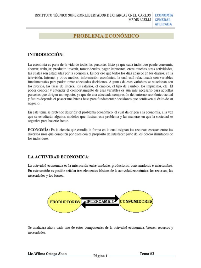 TEMA 2ec | PDF | Bienes | Factores de producción