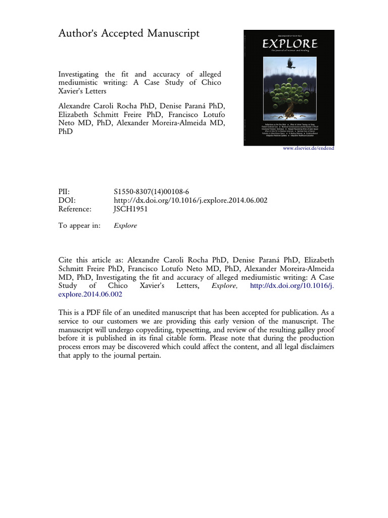 Investigação Mediunidade Chico Xavier Download Free Pdf