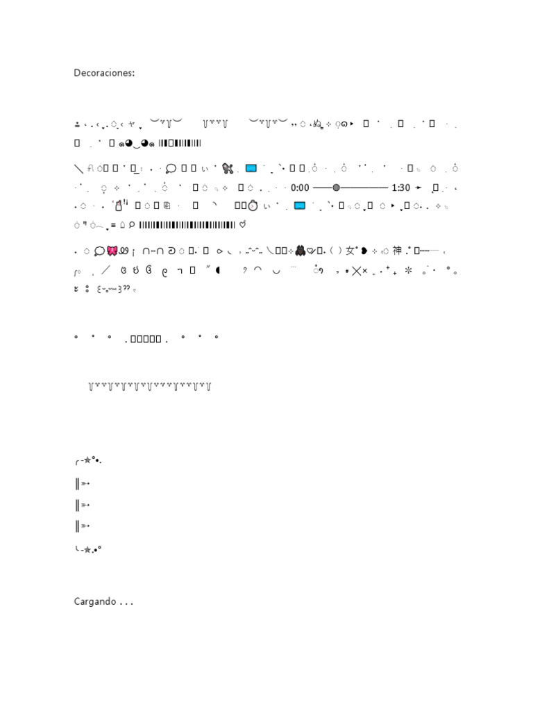 Decoración para Textos | PDF