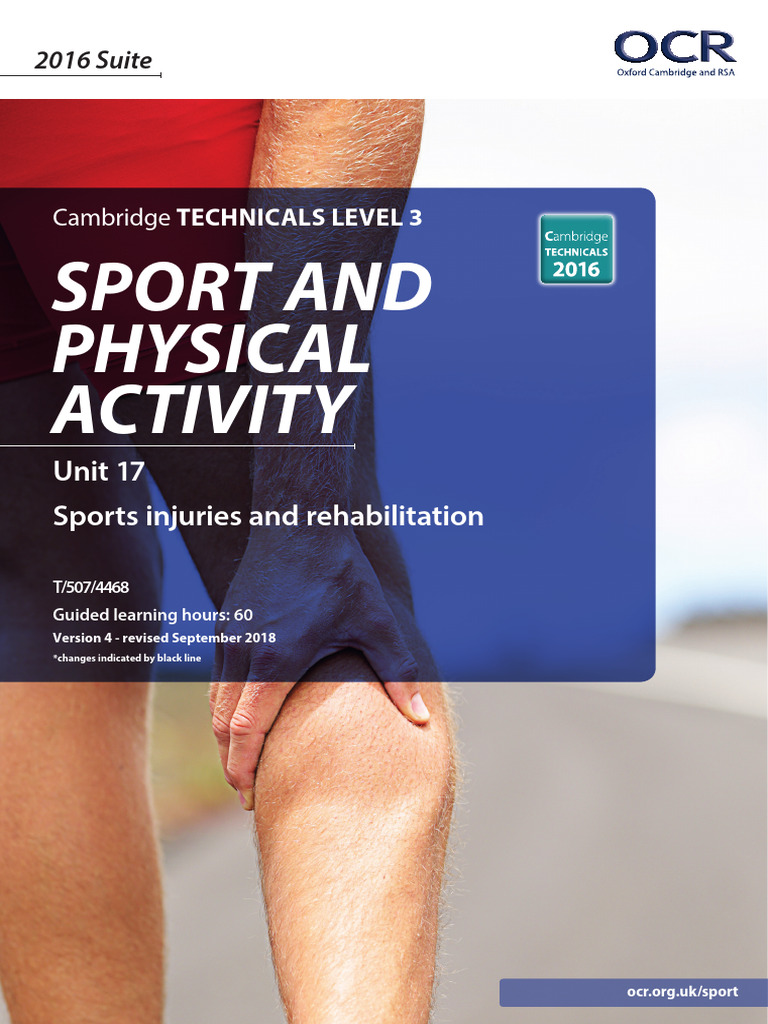 Sports Injury Management and Prevention | PDF | Physical Therapy | Learning