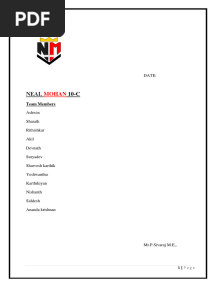 NEAL MOHAN - Unit 1 Chapter 1 Introduction To Style Book Back Question Answers-1