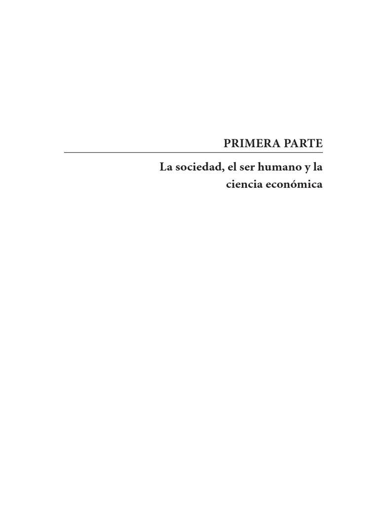 De Santis - La Sociedad, El Ser Humano y La Ciencia Economica 12-20 ...