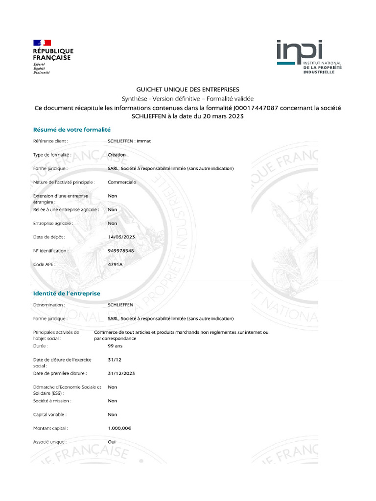 Synthese RNE | PDF