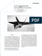 YF-22 Prototype Demonstrates Thrust Vectoring Maneuverability