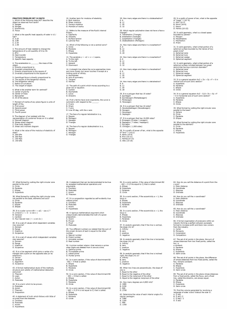 Practice problem set 24 pdf