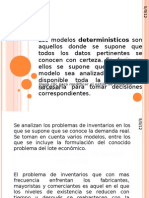 Modelos Deterministicos