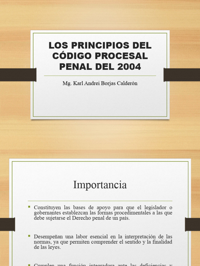 1 Semana - Principios Procesales Penales | Descargar gratis PDF | Juez
