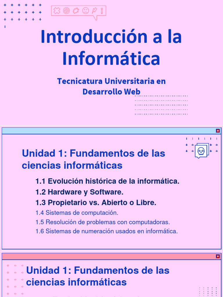 U1 01 Semana1 2024 | PDF | Informática | Ciencias de la Computación