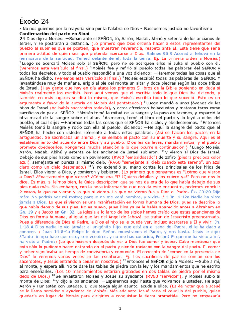 éxodo 24 Pdf Moisés Cristo Título