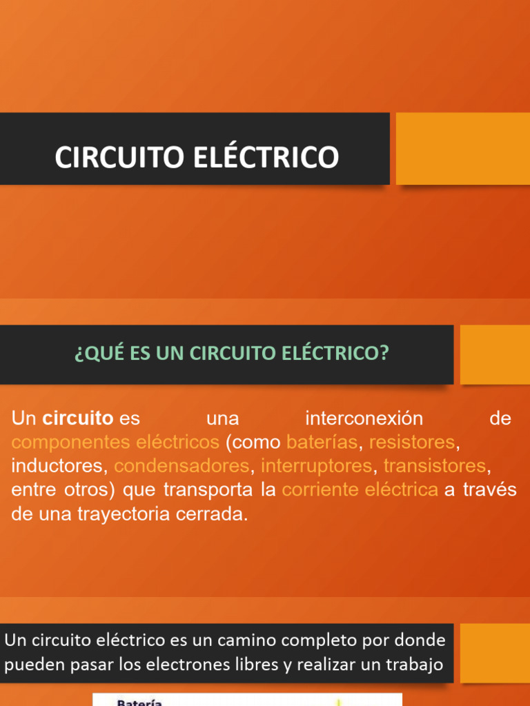 CIRCUITO ELECTRICO | PDF | Electricidad | Red eléctrica