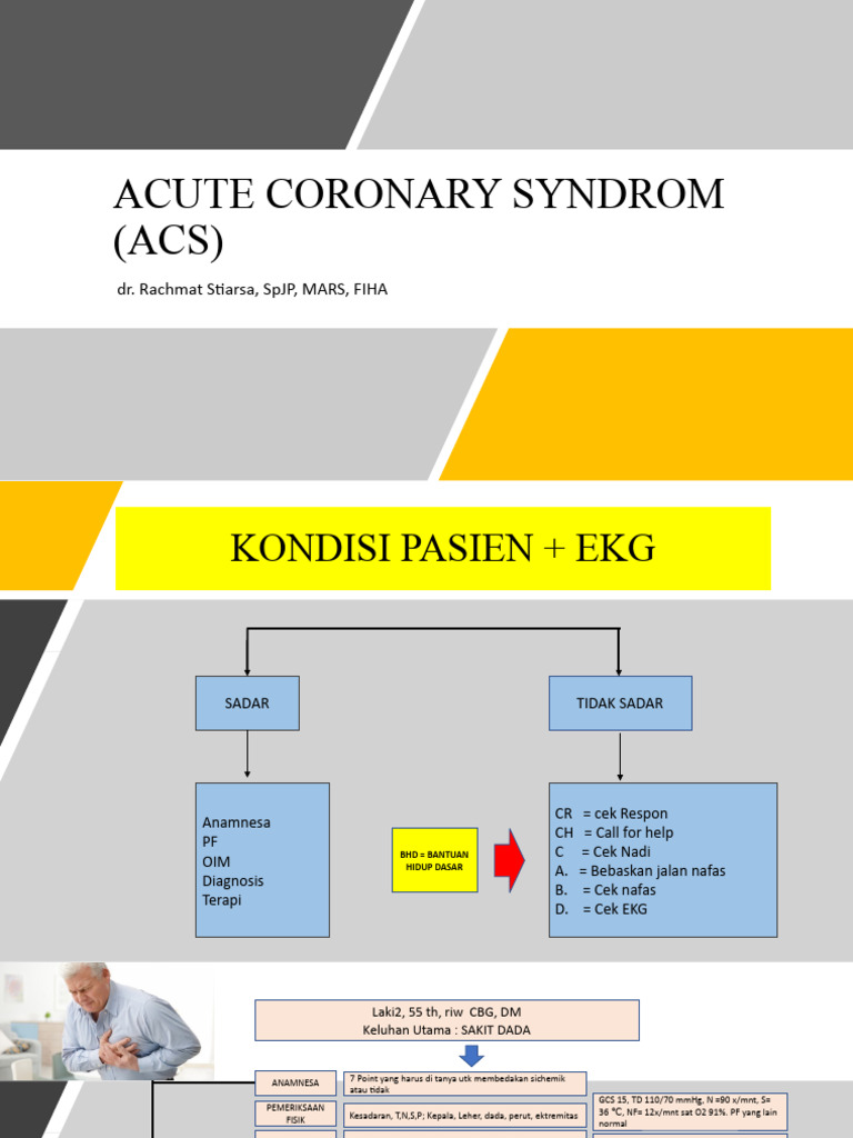 Acute Coronary Syndrome Management Guide | PDF | Heart | Myocardial ...