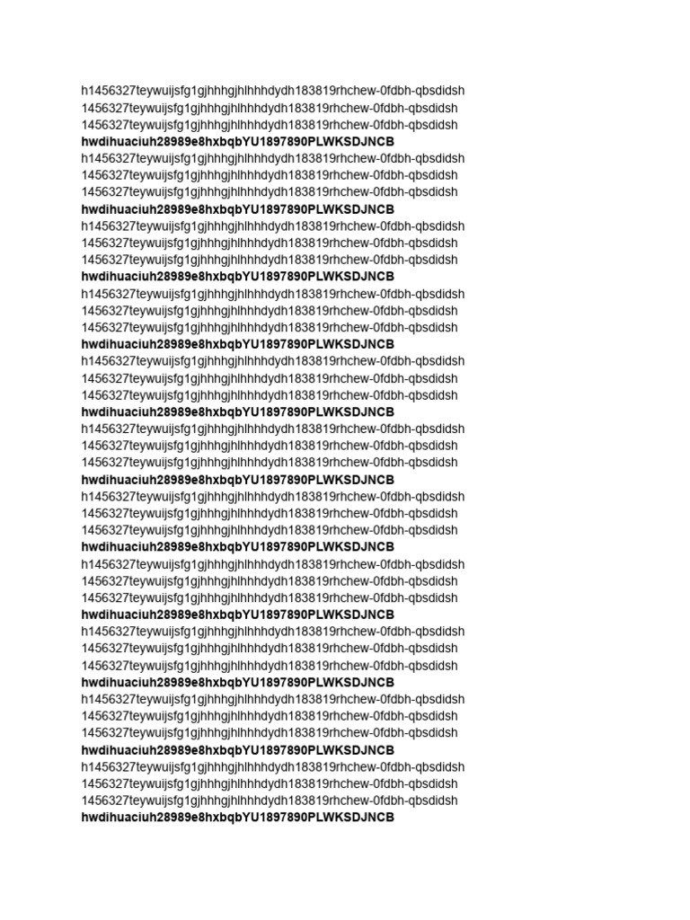 Unique Identifier Document Analysis | PDF