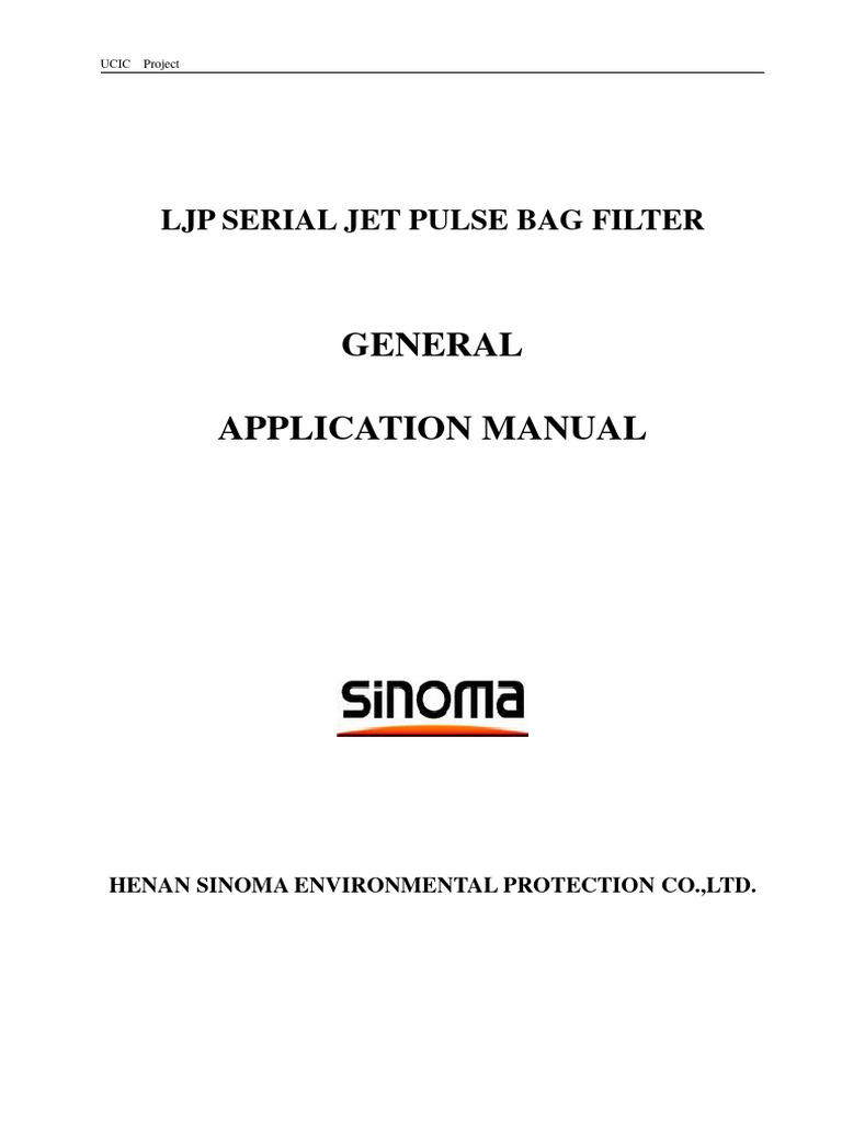 Bagfilter APPLICATION MANUAL EN Download Free PDF Duct (Flow