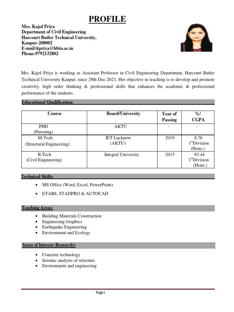 Resume kajolpriya 23 04 22 download free pdf earthquake engineering