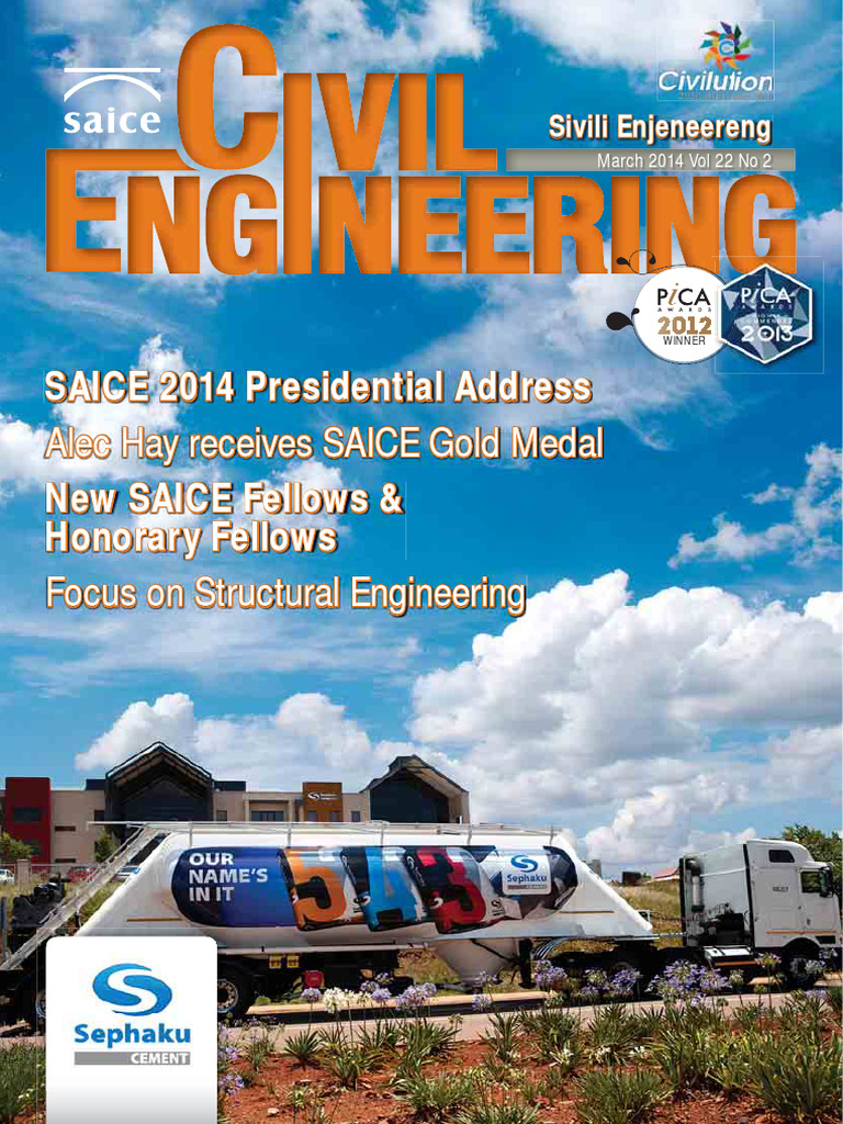 Civil Engineering March 2014 | PDF | Infrastructure | Concrete
