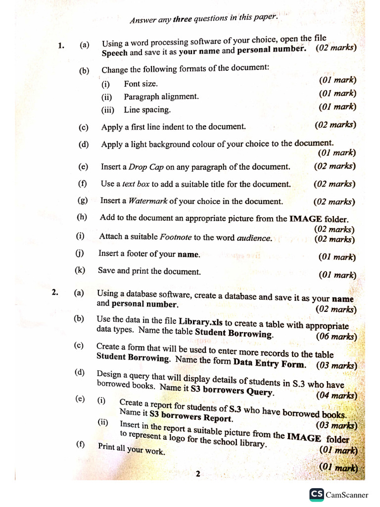 Uneb subsidiary ict 2022 practical paper 3 with support files pdf