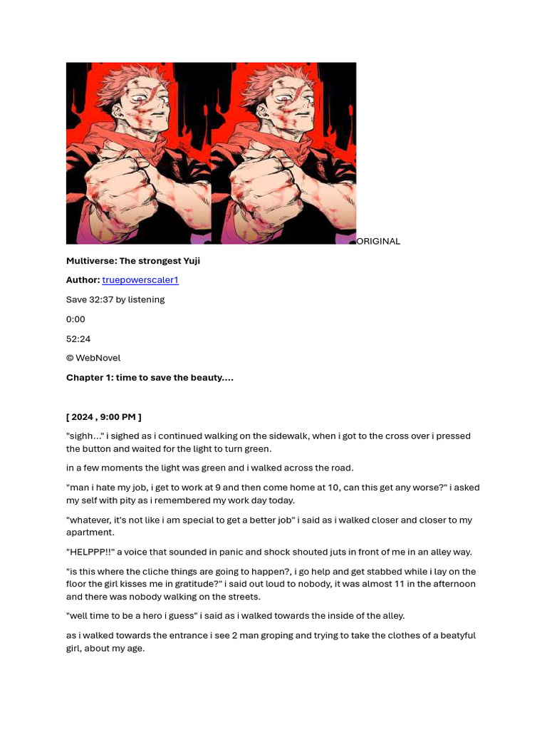 Multiverse the Strongest Yuji | PDF