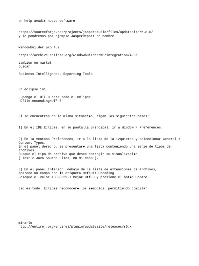 Instalar en Eclipse2 | PDF | Eclipse (software) | Ingeniería de software