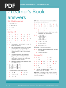Ls Maths 7 Learner Book Answers