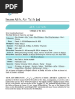 Imam Ali B. Abi Talib (A) - Wikishia