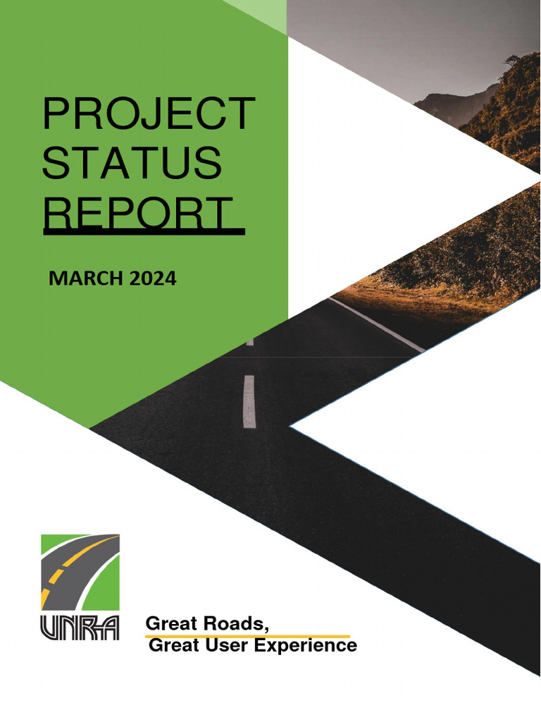 UNRA Road Projects Status Report 2024 | PDF | Road | Engineering Design ...