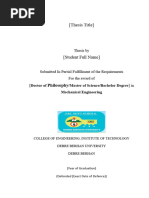 MUET Thesis Format Guidelines | PDF