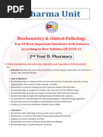Pharmacology D.Pharma 2nd Year Important Questions Chapter Wise by ...